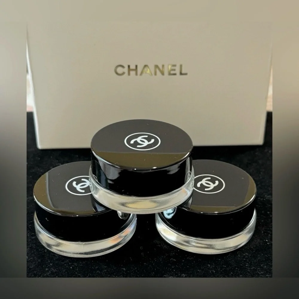 CHANEL set of 3 Cosmetic Travel Jars - Picture 1 of 2